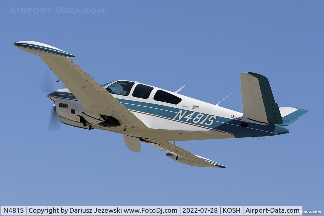 N481S, 1970 Beech V35B Bonanza C/N D-9094, Beech V35B Bonanza  C/N D-9094, N481S