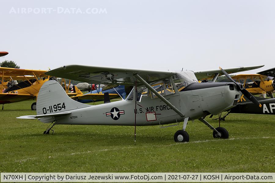 N70XH, Cessna 305A C/N 22048, Cessna 305A L-19A Bird Dog  C/N 22048, N70XH
