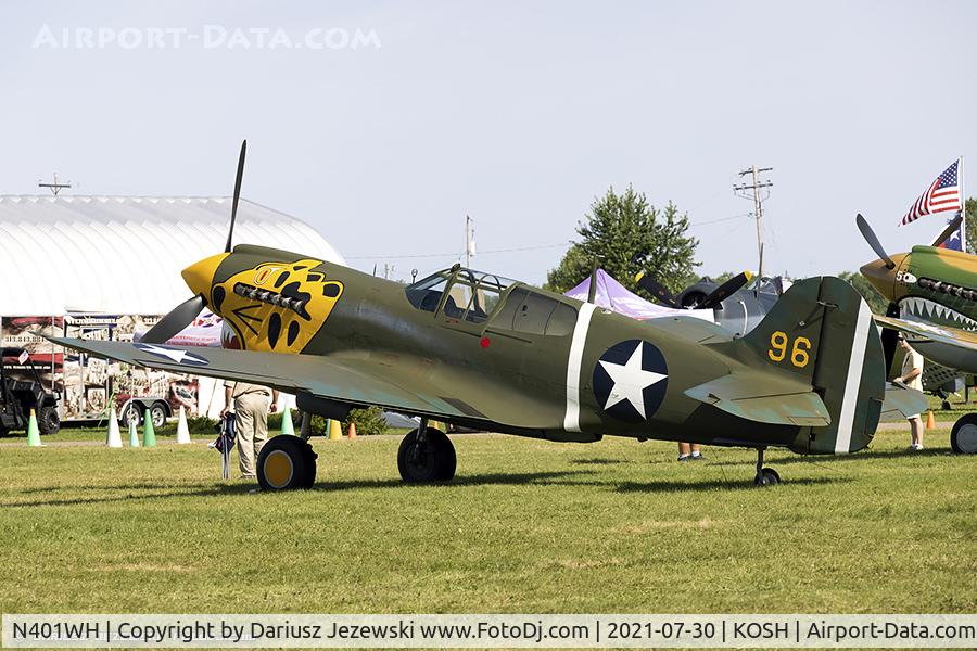 N401WH, 1942 Curtiss P-40K Warhawk C/N 42-10256, Curtiss P-40K Warhawk  C/N 42-10256, N401WH