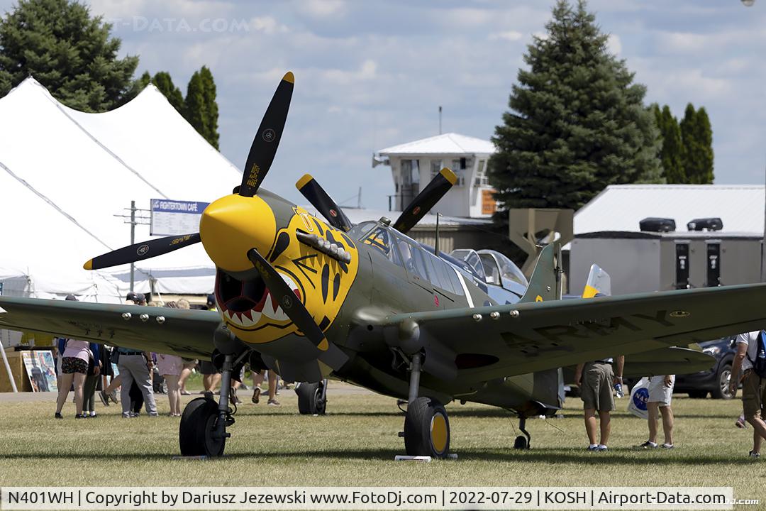 N401WH, 1942 Curtiss P-40K Warhawk C/N 42-10256, Curtiss P-40K Warhawk  C/N 42-10256, N401WH