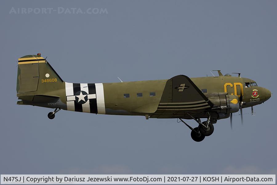 N47SJ, 1943 Douglas DC3C-R (C-47B-5-DK) C/N 14423, Douglas DC-3C-R 