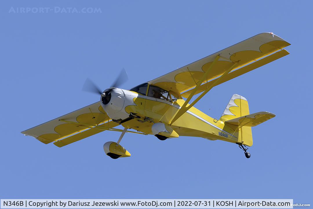 N346B, 1996 Skystar Kitfox Series 5 Speedster C/N EB5004, Kitfox Model 4 Speedster C/N EB5004, N346B