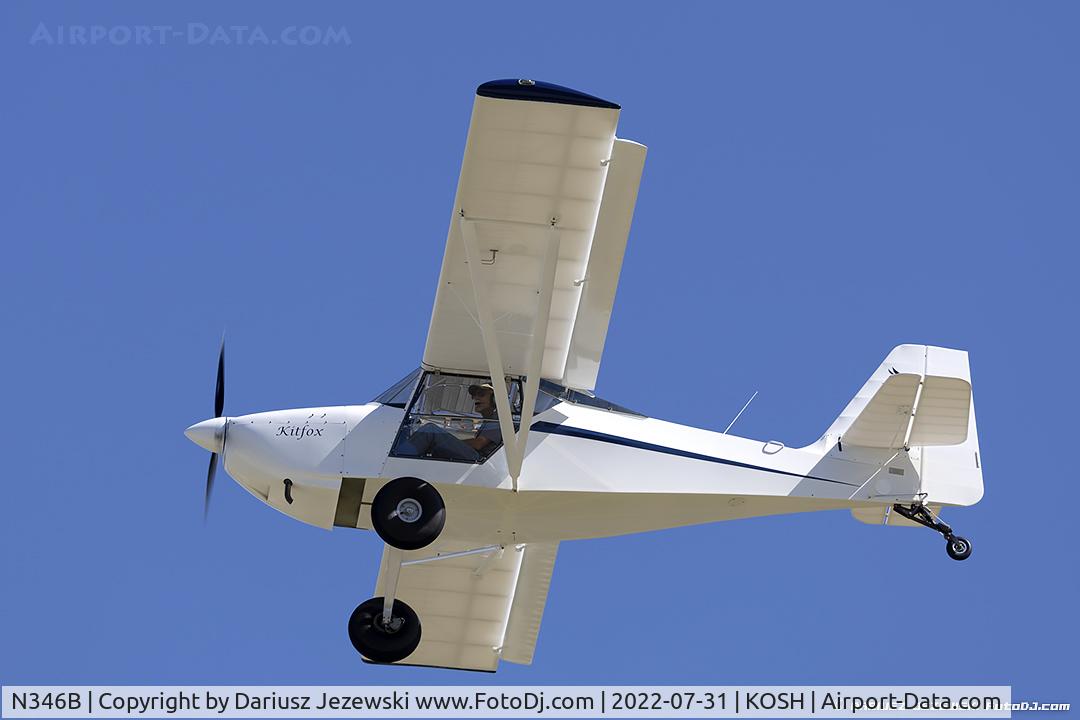 N346B, 1996 Skystar Kitfox Series 5 Speedster C/N EB5004, Kitfox Model 4 Speedster C/N EB5004, N346B