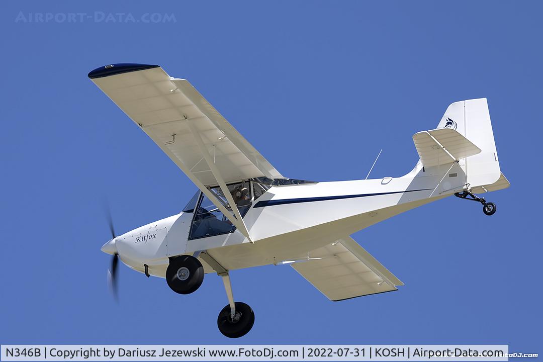 N346B, 1996 Skystar Kitfox Series 5 Speedster C/N EB5004, Kitfox Model 4 Speedster C/N EB5004, N346B
