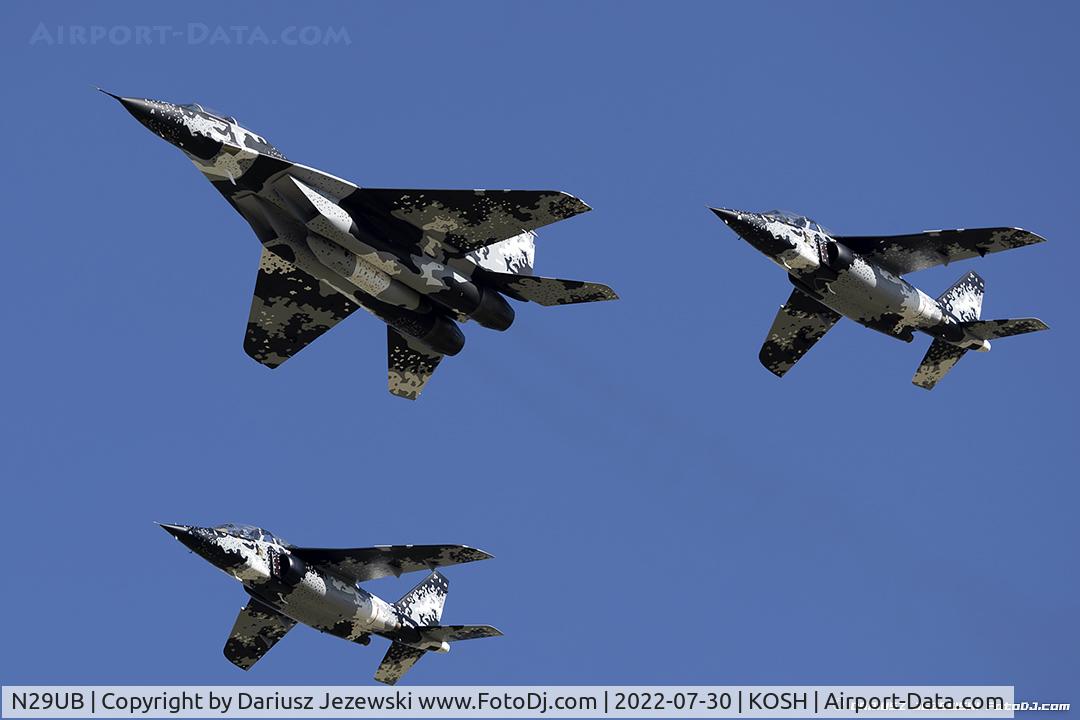 N29UB, 1989 Mikoyan-Gurevich MiG-29UB C/N 50903014896, Mikoyan-Gurevich MiG-29UB  C/N 50903014896, N29UB