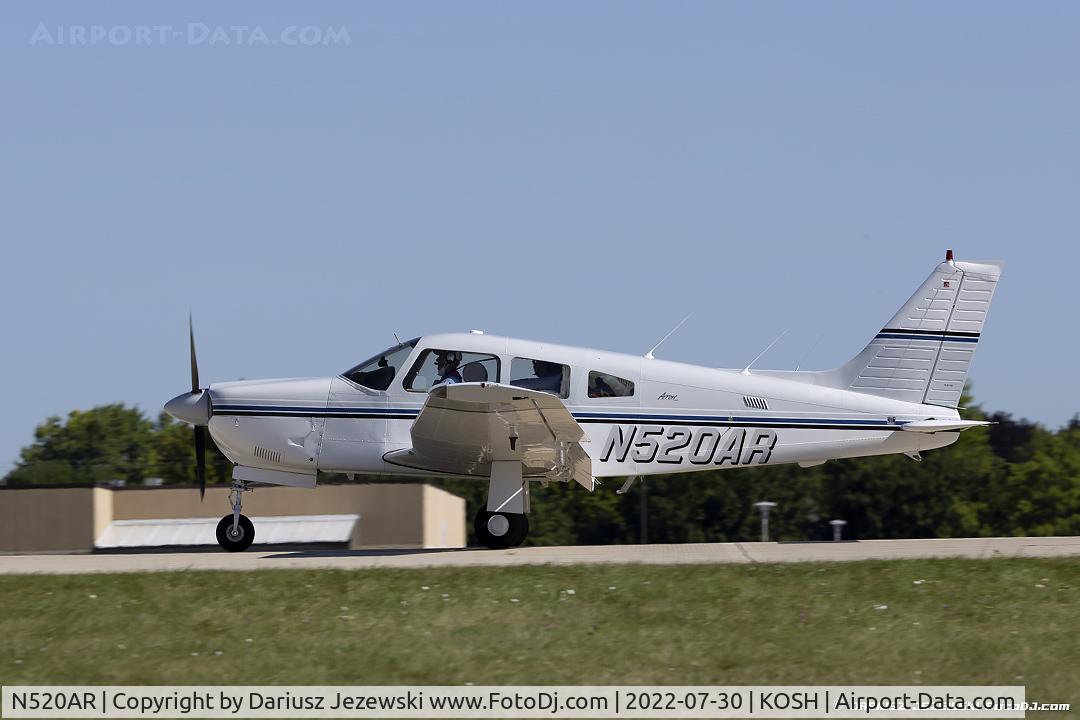 N520AR, 1992 Piper PA-28R-201 Cherokee Arrow III C/N 2837059, Piper PA-28R-201 Arrow III  C/N 2837059, N520AR