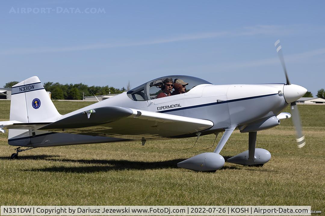 N331DW, 2001 Watson Darrel E DW1 C/N 001, Vans RV-6  C/N 001, N331DW