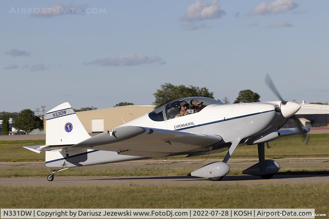 N331DW, 2001 Watson Darrel E DW1 C/N 001, Vans RV-6  C/N 001, N331DW