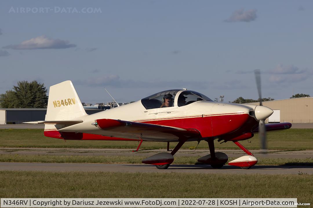 N346RV, 1996 Vans RV-6A C/N 23004, Vans RV-6A  C/N 23004, N346RV