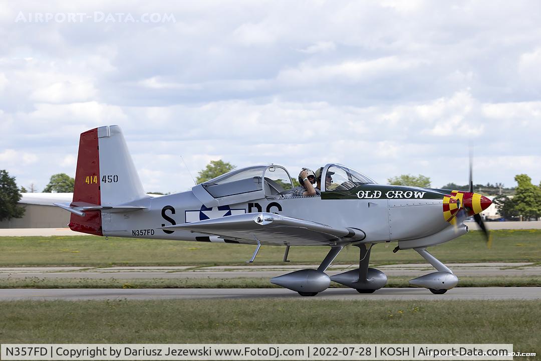 N357FD, 2018 Vans RV-7A C/N 70860, Vans RV-7A  C/N 70860, N357FD