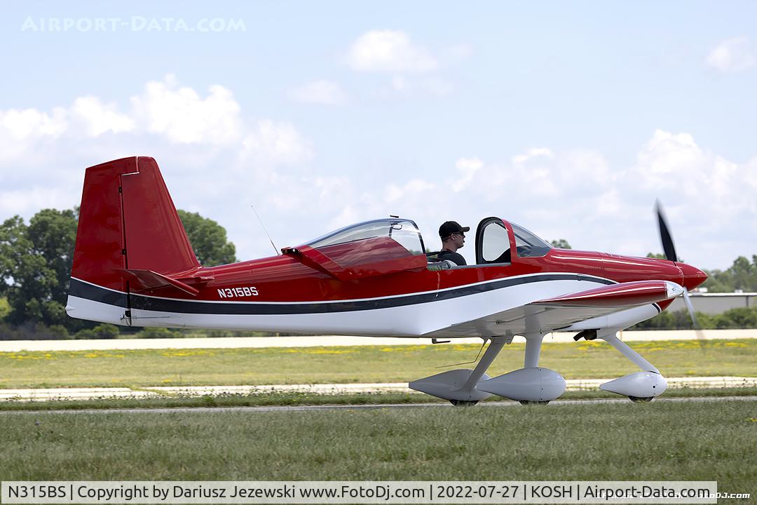 N315BS, Vans RV-7A C/N 74073, Vans RV-7A  C/N 74073, N315BS