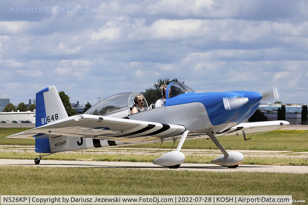 N526KP, 2007 Vans RV-8 C/N 81648, Vans RV-8  C/N 81648, N526KP