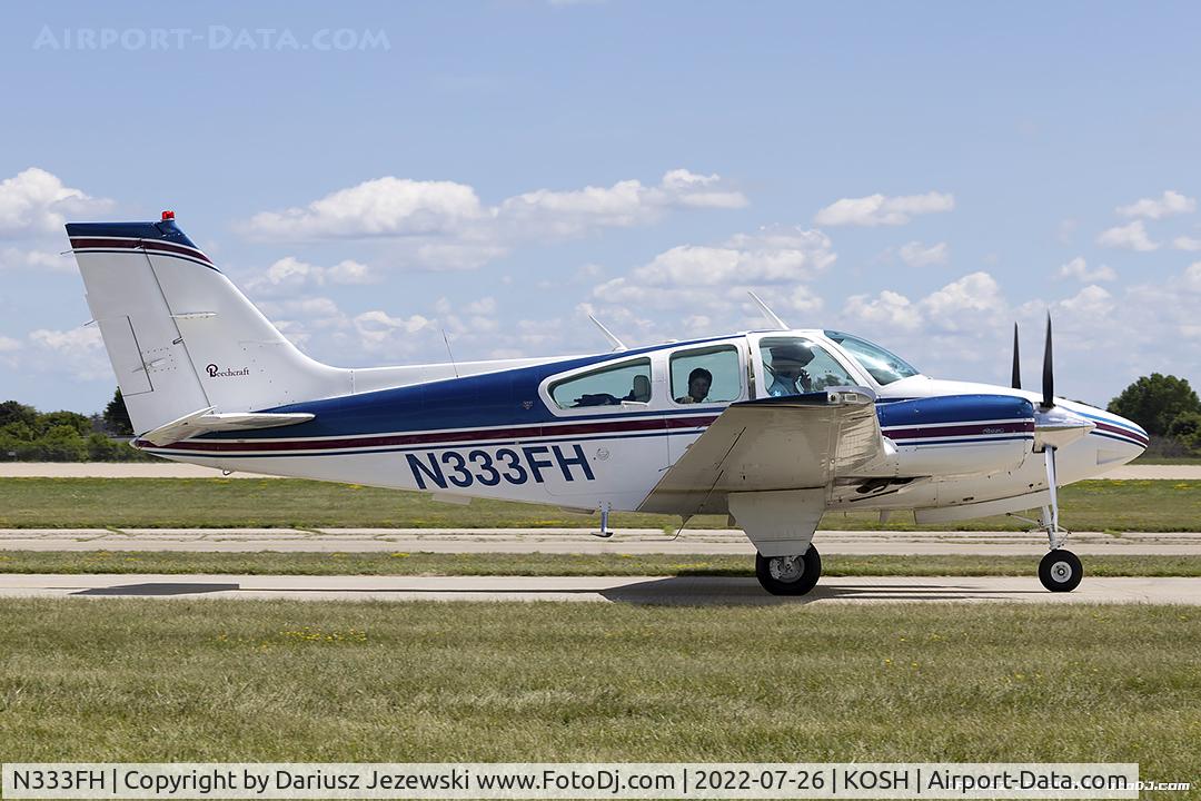 N333FH, 1976 Beech 95-B55 Baron C/N TC1934, Beech 95-B55 Baron  C/N TC-1934, N333FH