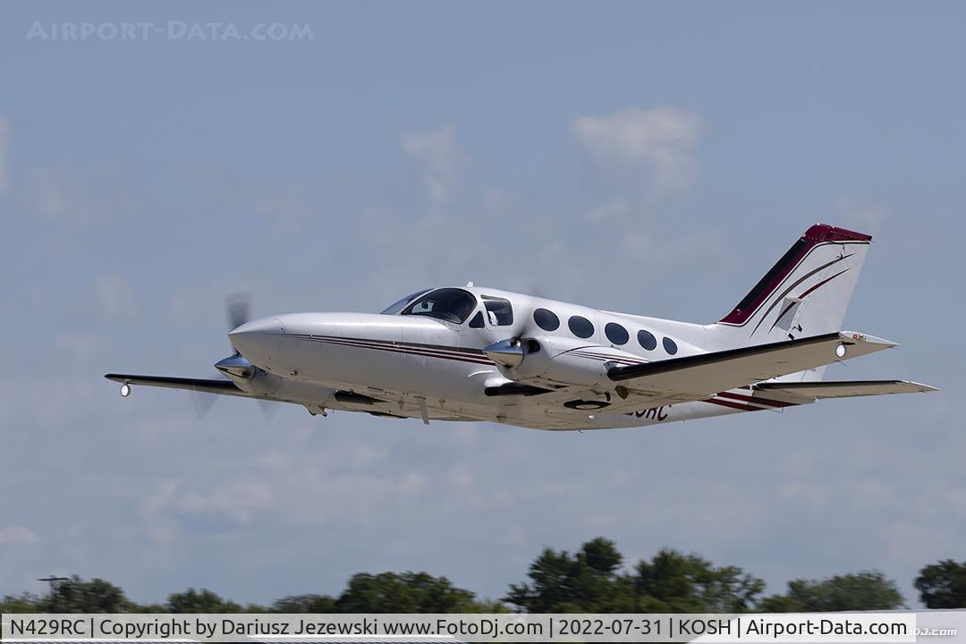 N429RC, 1979 Cessna 414A Chancellor C/N 414A0243, Cessna 414A Chancellor  C/N 414A0243, N429RC