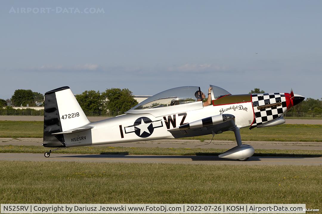 N525RV, 2013 Vans RV-8 C/N 83074, Vans RV-8  C/N 83074, N525RV