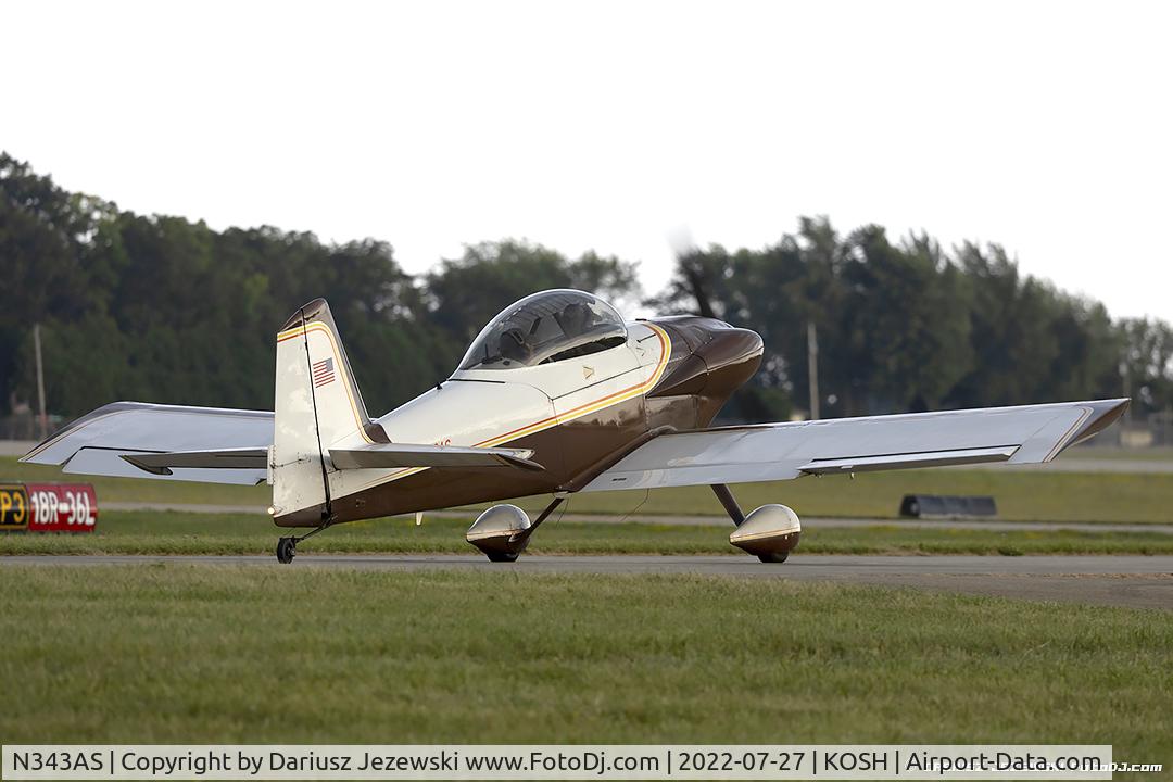 N343AS, 1992 Vans RV-4 C/N WM-2, Vans RV-4  C/N WM-2, N343AS