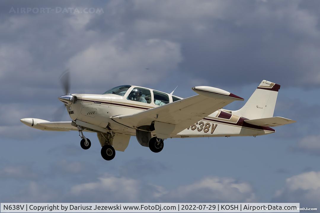 N638V, Beech 35-33 Debonair C/N CD-80, Beech 35-33 Debonair  C/N CD-80, N638V