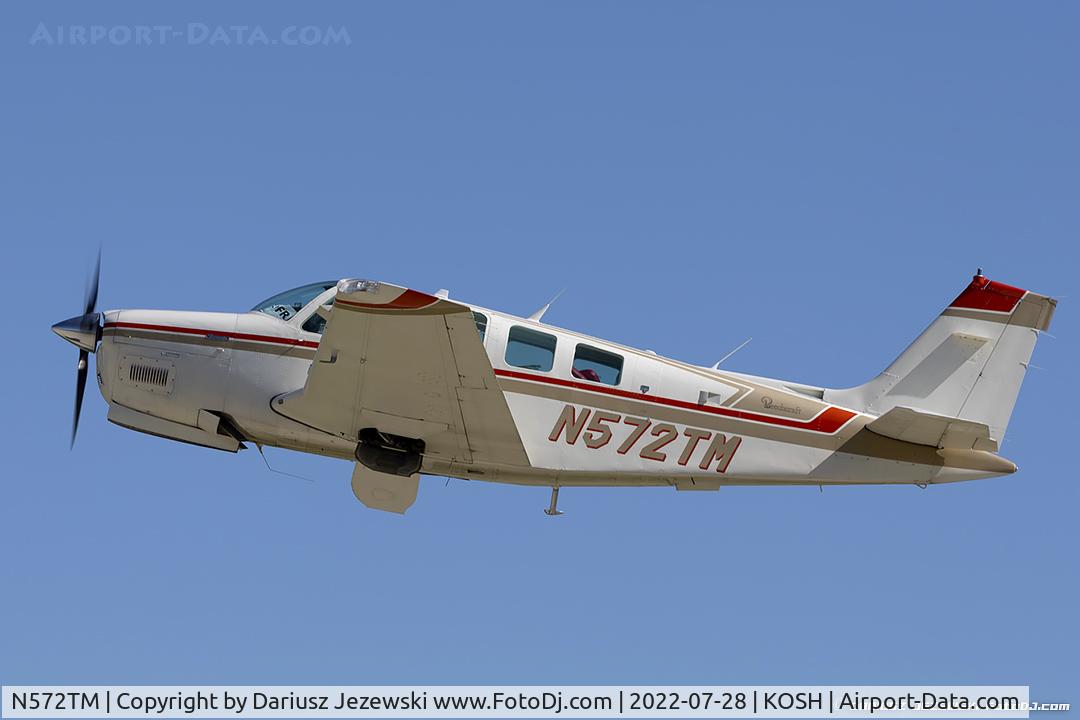 N572TM, 1984 Beech A36 Bonanza 36 C/N E-2125, Beech A36 Bonanza  C/N E-2125, N572TM