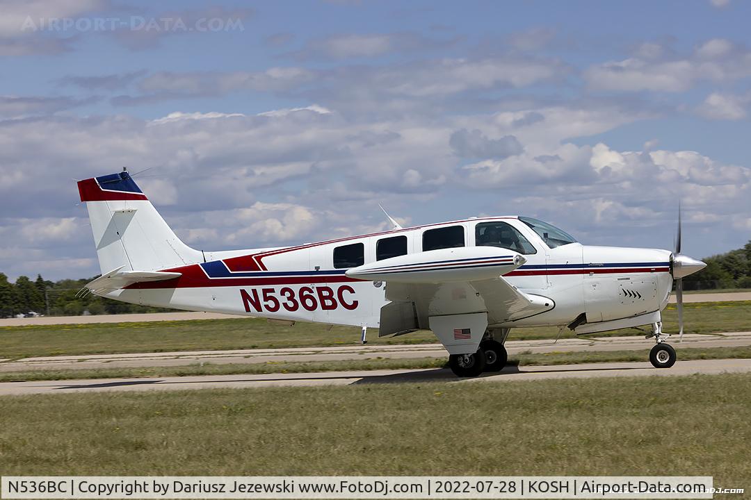 N536BC, 1984 Beech A36 Bonanza 36 C/N E-2160, Beech A36 Bonanza 36  C/N E-2160, N536BC