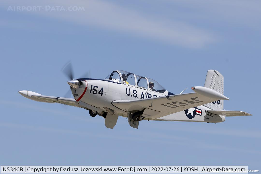 N534CB, 1953 Beech (CCF) T-34A (A45) Mentor C/N CCF34-123, Beech A45 (T-34A) Mentor  C/N 53-4154A, N534CB