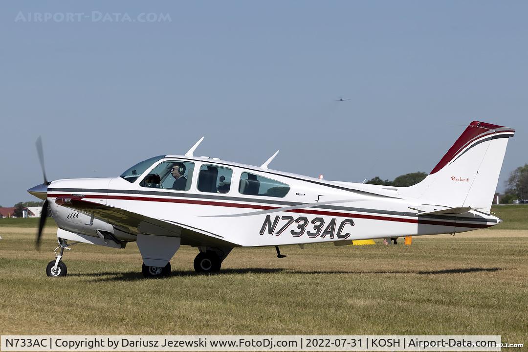 N733AC, 1974 Beech F33A Bonanza C/N CE-499, Beech F33A Bonanza  C/N CE-499, N733AC
