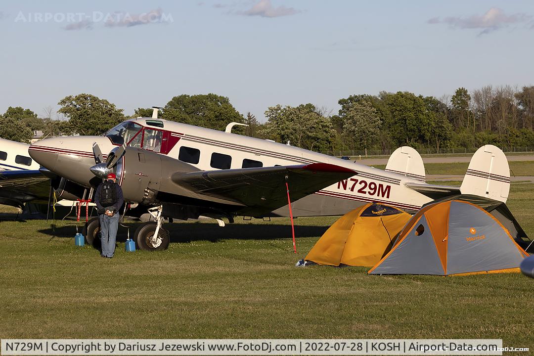 N729M, 1960 Beech G18S C/N BA-517, Beech G18S Twin Beech  C/N BA-517, N729M