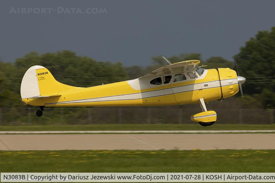N3083B, 1952 Cessna 195A C/N 7968, Cessna 195A Businessliner  C/N 7968, N3083B
