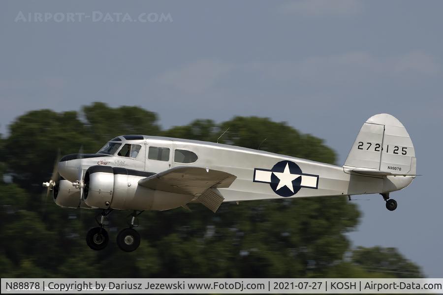 N88878, 1943 Cessna UC-78C (T-50) Bobcat C/N 4121, Cessna T-50 Bobcat 