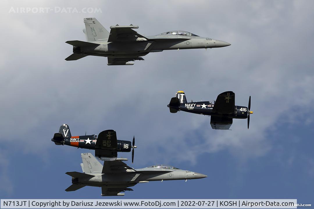 N713JT, 1945 Vought F4U-4B Corsair C/N 97143, Chance Vought F4U-4 Corsair  C/N 97143, N713JT