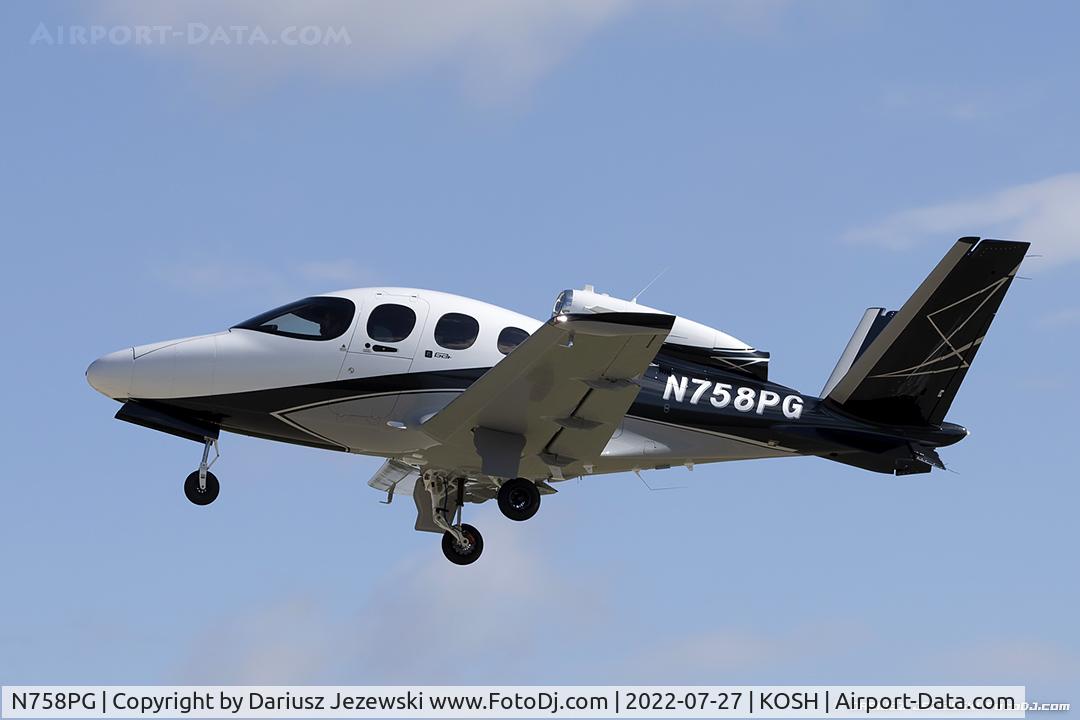 N758PG, 2022 Cirrus SF50 Vision C/N 0362, Cirrus SF50 Vision  C/N 362, N758PG