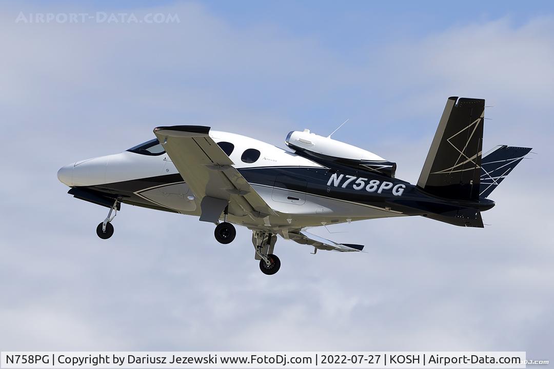 N758PG, 2022 Cirrus SF50 Vision C/N 0362, Cirrus SF50 Vision  C/N 362, N758PG