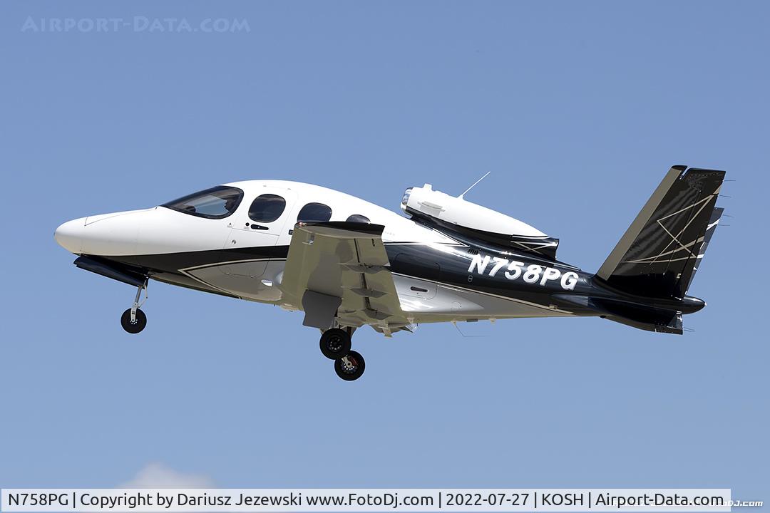 N758PG, 2022 Cirrus SF50 Vision C/N 0362, Cirrus SF50 Vision  C/N 362, N758PG