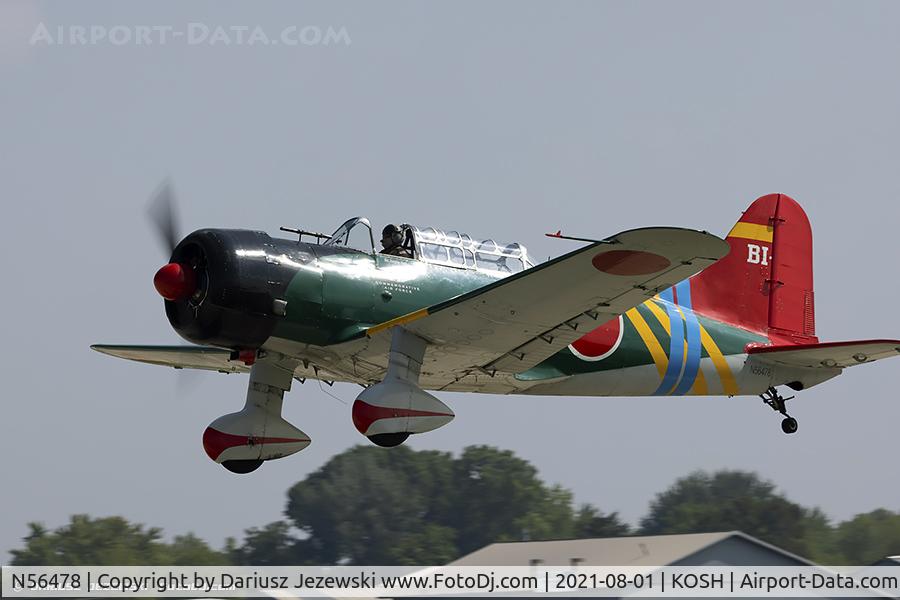 N56478, 1941 Consolidated Vultee BT-13A C/N 7356, Consolidated Vultee BT-13A Valiant - Val replica  C/N 7356, N56478