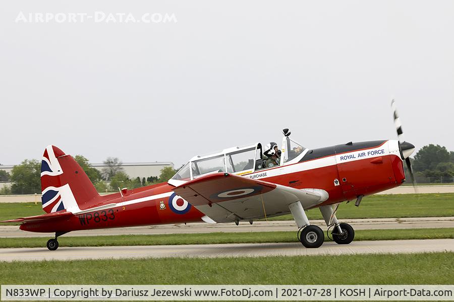 N833WP, 1952 De Havilland DHC-1 Chipmunk T.10 C/N C1/0714, De Havilland Canada DHC-1 Chipmunk T.10  C/N C1/0714, N833WP