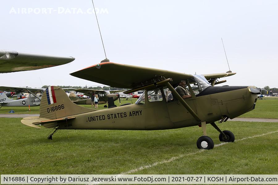 N16886, 1951 Cessna O-1G Bird Dog C/N 22706, Cessna O-1G Bird Dog  C/N 22706, N16886