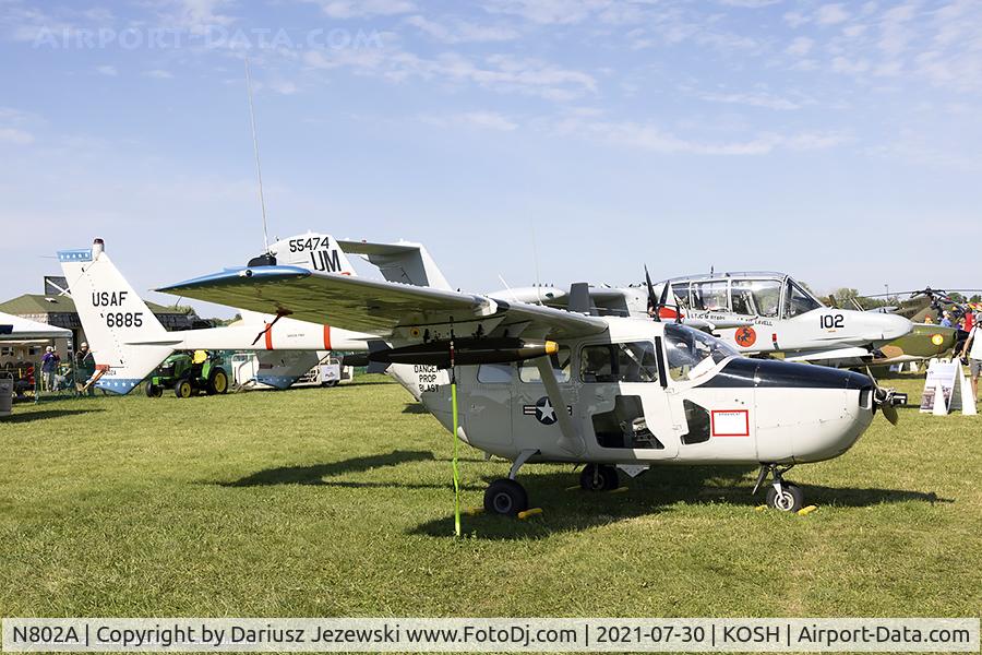 N802A, 1968 Cessna O-2A (M337B) Super Skymaster Super Skymaster C/N 337M-0174, Cessna M337B (O-2A Super Skymaster)  C/N 337M0174 - Robert Shafer, N802A