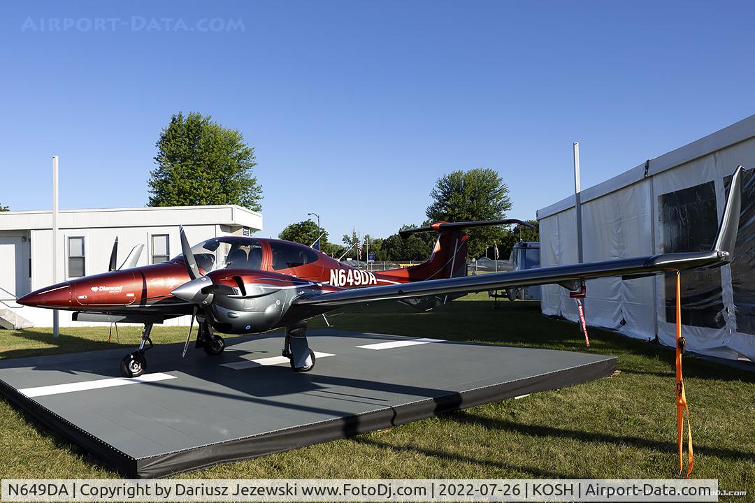 N649DA, 2018 Diamond DA-42-NG Twin Star Twin Star C/N 42.N334, Diamond DA-42NG Twin Star  C/N 42.N334, N649DA