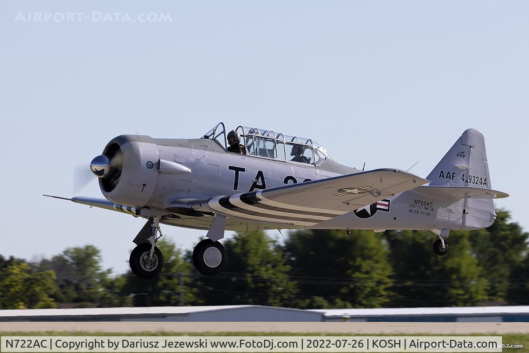 N722AC, North American AT-6G Texan C/N 168-346 (49-3242), North American AT-6G Texan  C/N 168-346 (49-3242), N722AC