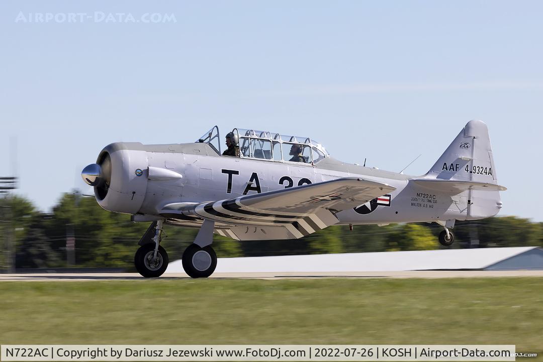 N722AC, North American AT-6G Texan C/N 168-346 (49-3242), North American AT-6G Texan  C/N 168-346 (49-3242), N722AC