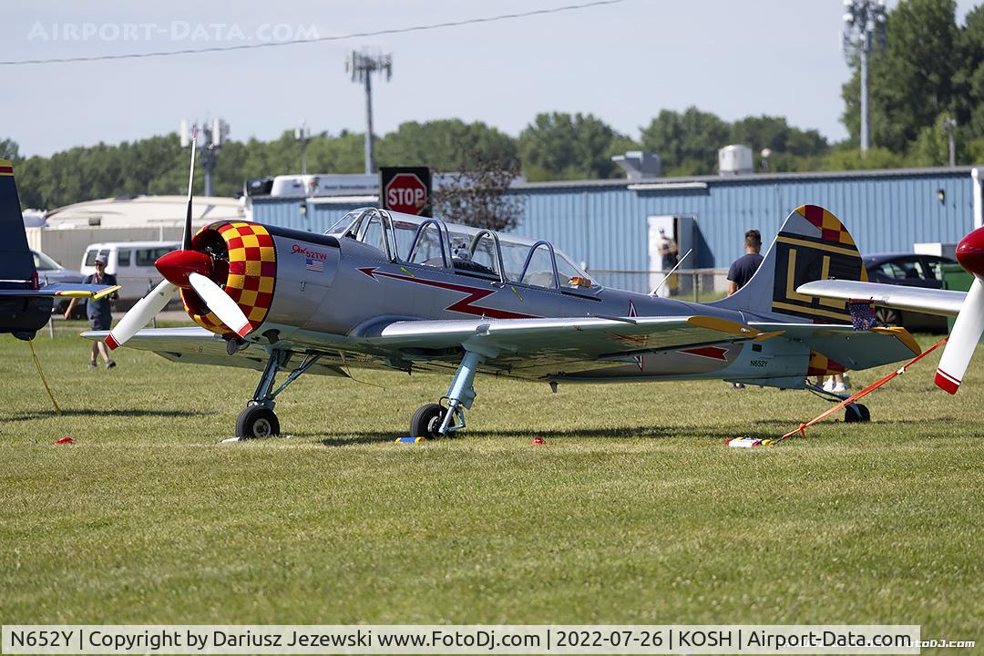 N652Y, 2004 Yakovlev (Aerostar) Yak-52TW C/N 0412510, Yakovev Yak-52TW  C/N 412510, N652Y