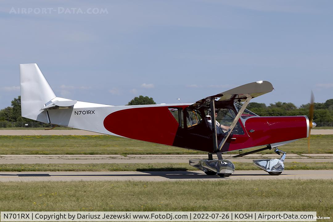 N701RX, 2018 Zenith 701.1 C/N 1, Zenith CH-701 C/N 1, N701RX