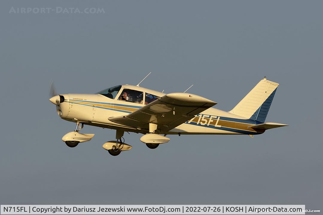 N715FL, 1972 Piper PA-28-140 C/N 28-7225355, Piper PA-28-140 Cherokee Cruiser  C/N 28-7225355, N715FL