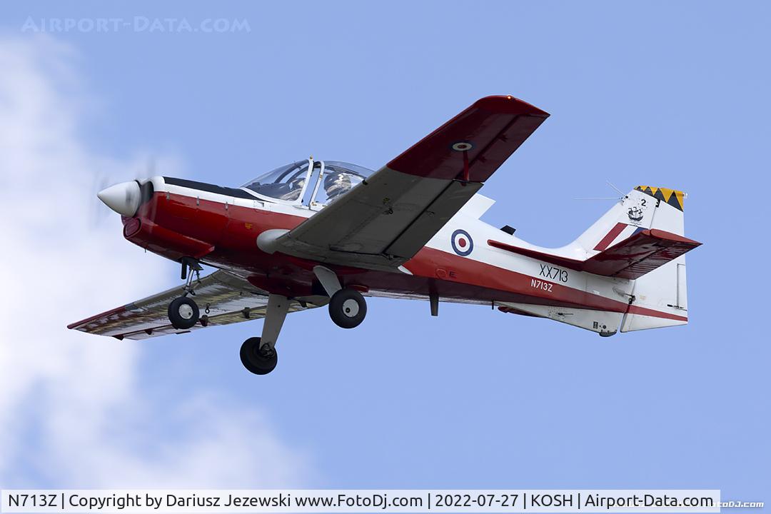 N713Z, 1976 Scottish Aviation Bulldog T.1 C/N BH120/362, Scottish Aviation Bulldog MDL 120/121  C/N BH120/362, N713Z