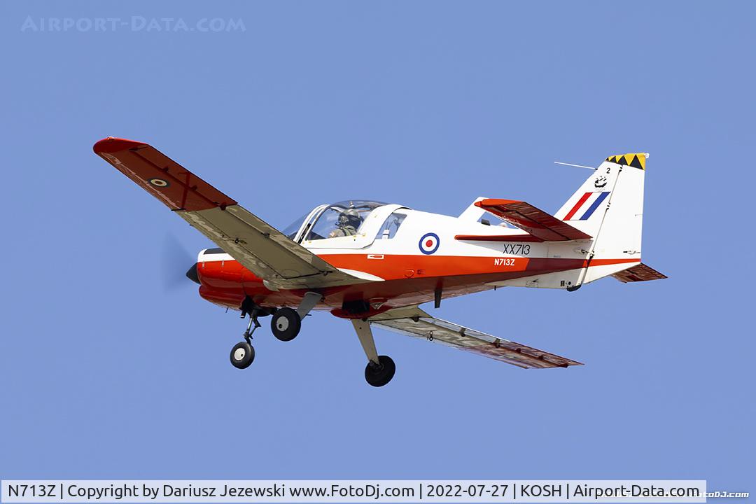 N713Z, 1976 Scottish Aviation Bulldog T.1 C/N BH120/362, Scottish Aviation Bulldog MDL 120/121  C/N BH120/362, N713Z