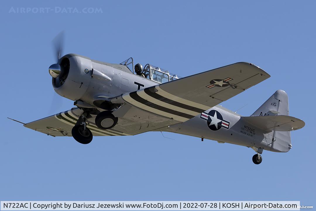 N722AC, North American AT-6G Texan C/N 168-346 (49-3242), North American AT-6G Texan  C/N 168-346 (49-3242), N722AC