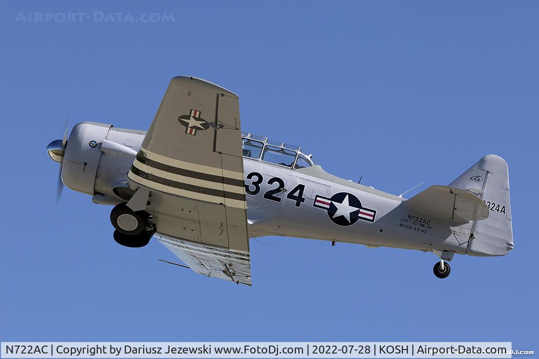 N722AC, North American AT-6G Texan C/N 168-346 (49-3242), North American AT-6G Texan  C/N 168-346 (49-3242), N722AC