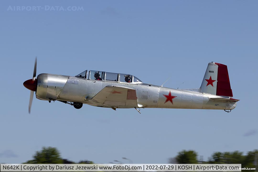 N642K, 1985 Nanchang CJ-6A C/N 4232013, Nanchang CJ-6A  C/N 4232013, N642K