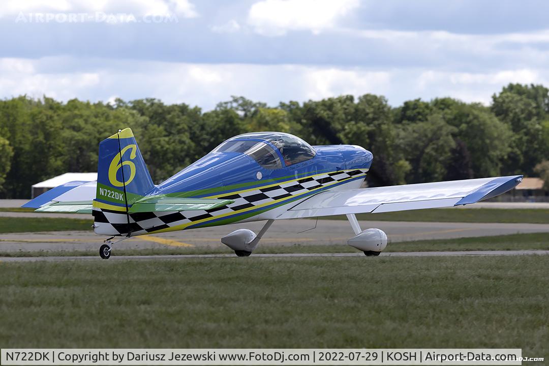 N722DK, 2002 Vans RV-6 C/N 24298, Vans RV-6  C/N 24298, N722DK