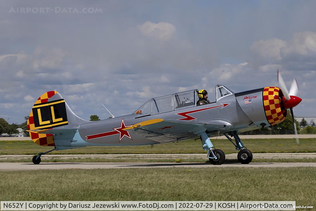 N652Y, 2004 Yakovlev (Aerostar) Yak-52TW C/N 0412510, Yakovev Yak-52TW  C/N 412510, N652Y
