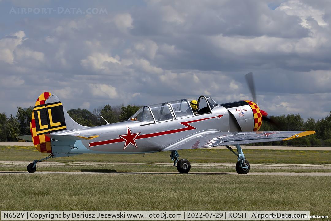 N652Y, 2004 Yakovlev (Aerostar) Yak-52TW C/N 0412510, Yakovev Yak-52TW  C/N 412510, N652Y